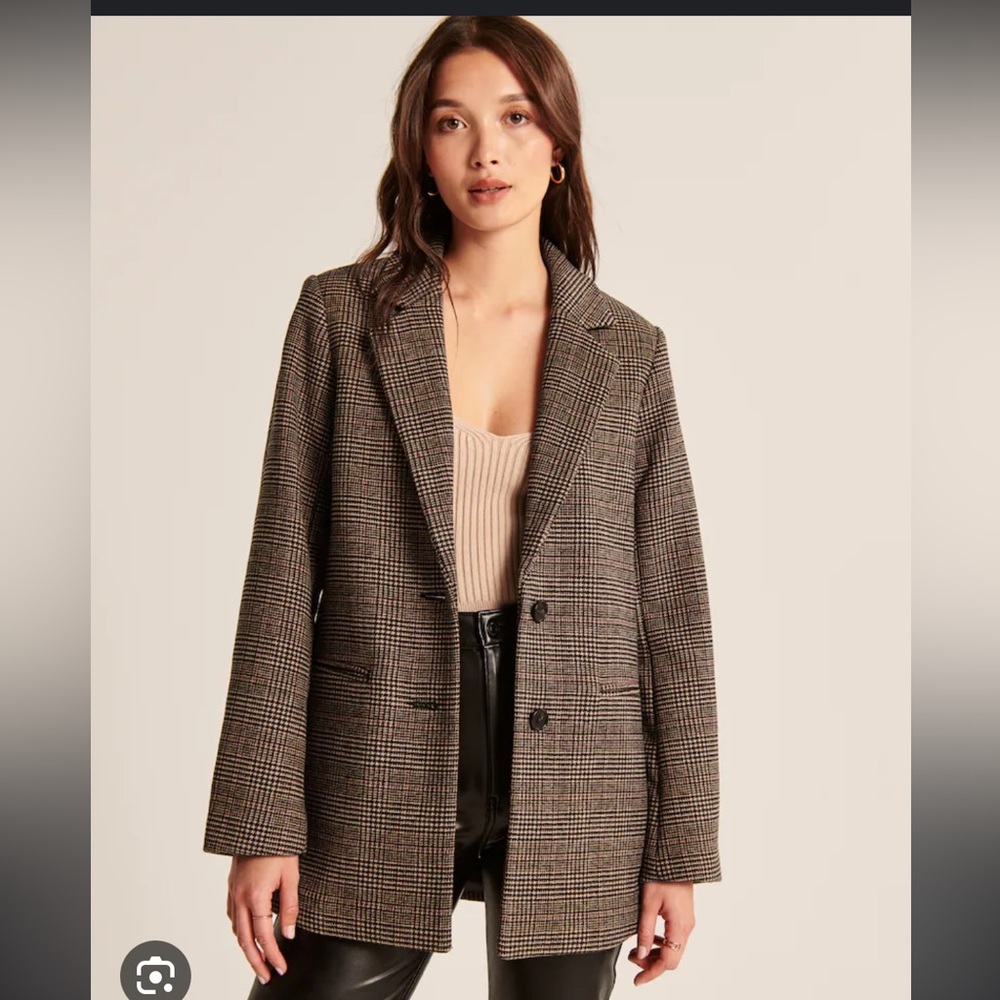 Abercrombie & Fitch Wool Blend Blazer/Coat